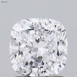 2.80ct Coussin Brilliant Cut Lab-grown Diamond IGI Certified E Color VS1 Clarity Lab-Stone - Product Image 1