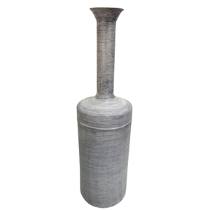 Jardinière ronde décorative extérieure en métal Revêtement en poudre bronze TPR Pots de jardin pour la décoration de noël faite à la main - Product Image 5