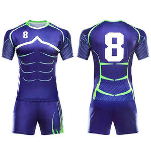 Tenues de rugby unisexes pour adultes Optimum IRSA SPORTS, logo personnalisé, sublimation, spandex/polyester, respirant, antibactérien, séchage rapide - Product Image 2