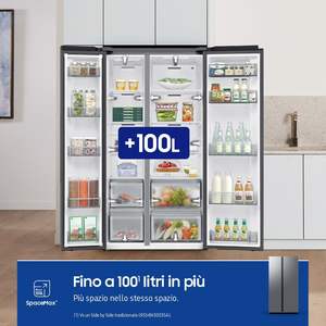 Refrigerador Combinado de Acero Inoxidable <span class=keywords><strong>Samsung</strong></span> RS70F65QETEF, Sin Escarcha, con Compresor, Enchufe del Reino Unido, para Aplicaciones en Hoteles - Product Image 4