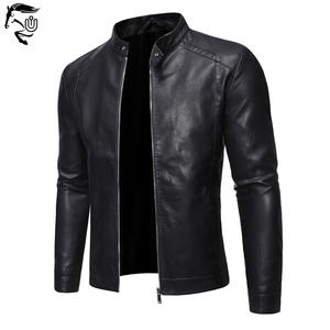 Chaquetas de cuero sostenibles de alta calidad para hombre, ropa de calle transpirable de secado rápido para hombre - Product Image 5