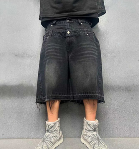 Pantalones Cortos Casuales de Verano para Hombre de Alta Calidad, Diseño de Doble Cintura, Estilo Desgastado por el Sol, Transpirables, Fabricante - Product Image 6