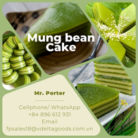 Feuille de panda congelée savoureuse de haute qualité gâteau de haricot mungo du Viet Nam meilleur prix