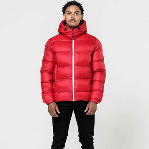 Chaqueta acolchada de invierno para hombre de talla grande superventas, recién llegado personalizado, diseño de punto impermeable, transpirable, servicio OEM disponible - Product Image 1