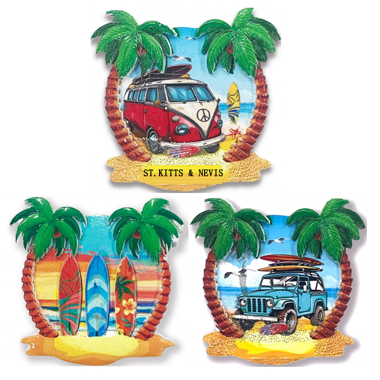 グアムお土産セットスノーグローブフレームマグオープナーグアム冷蔵庫