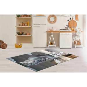 พรมแมวเสือสะท้อน: พรมนุ่มลายสัตว์พรม chenille - Product Image 4