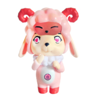 Figurine de collection en PVC, six modèles, 7,5 cm, Noah de Carrot Planet, poupée en plastique pour enfants, cadeau et décoration de bureau