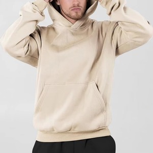 High Quality Customized <b>Men's</b> Heavyweight Oversized <b>Pullover</b> Hoodie Cotton Blended Fabric ODM OEM Wholesale Supplier Hoodies - Product Image 3