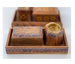 Wholesale Wooden Mabkhara Incense Burner for Home Decor Luxury Arabic Bakhoor Burner Loban Box - Product Image 6
