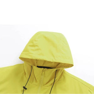 Chaqueta Cortavientos con Logotipo de Diseño Personalizado para Hombre, Deportes al Aire Libre, Talla Grande, Anorak Impermeable con Capucha - Product Image 3