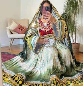 Red Color Best Selling Long Afghan Bridal <b>Dresses</b> In Vibrant Sizes And Colors Best Quality Afghan Handmade <b>Dresses</b> 2026 - Product Image 6