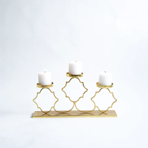 Portavelas de metal para ideas de decoración del hogar modernas con elegante diseño de centro de mesa antiguo rústico vintage - Product Image 6