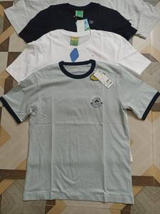 Recién llegado, Camiseta 100% de algodón para hombre, estilo callejero, suelta, fresca, informal, de manga corta, tejido de punto, directo a Bangladesh, respetuoso con el medio ambiente - Product Image 2