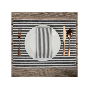 Sustainable Cotton Linen <b>Placemat</b> 32x45cm Lightweight Dining Table Mat OEKO TEX Certified India Export for Wholesale Buyers - Product Image 4