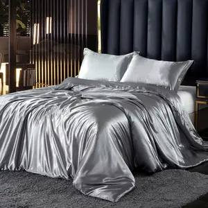 Exclusive Custom Soft And Comfortable Samples Bamboo Bedsheets Bedding Set Organic Bamboo Lyocell Bed Sheets Bamboo Sheet Set