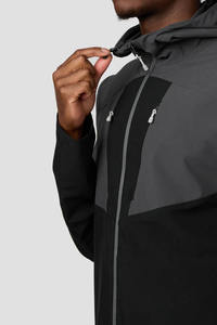 Chándal de Invierno para Hombre OEM con Chaqueta Deportiva con Capucha, Ligera, para Actividades al Aire Libre, Cortavientos Personalizado para Correr y Gimnasio - Product Image 6