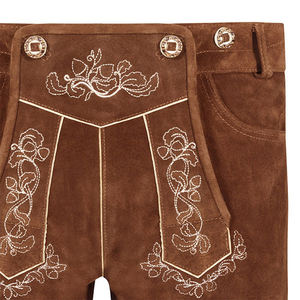 ชุดแต่งกาย Oktoberfest ใหม่สำหรับผู้ชายกางเกงสไตล์บาวาเรีย lederhosen สไตล์เยอรมันดีไซน์แฟนซี - Product Image 4