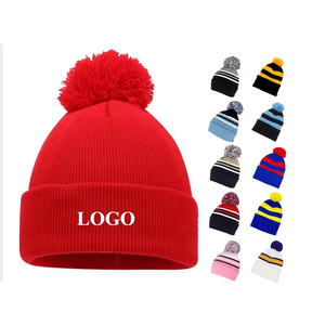 Gorro de Invierno de Punto Cálido, Clásico, Popular, Unisex, Liso, con Diseño de Bordado Personalizado, Logotipo, Gorro de Lana Colorido - Product Image 5