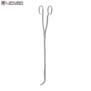 DE BAKEY MIXTER Abrazaderas atraumáticas VATS Mordazas mezcladoras curvas Eje de 5mm 7,5 ''19cm Instrumentos médicos de acero inoxidable - Product Image 3