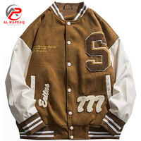 Vestes universitaires Letterman de baseball à logo personnalisé Fabricants de vêtements Veste de baseball personnalisée
