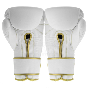 Guantes de boxeo con logotipo estampado personalizado, guantes de boxeo profesionales de piel de vaca sintética, guantes de boxeo para entrenamiento, venta al por mayor - Product Image 2