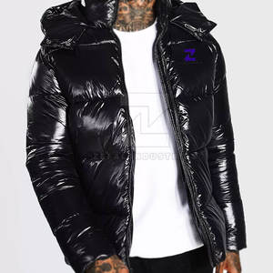 Veste d'hiver matelassée décontractée pour homme, prix de vente d'usine, vente en gros, respirante, confortable, écologique, logo frontal - Product Image 5