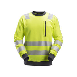 Venta al por mayor de alta visibilidad reflectante de seguridad Polo de manga larga de construcción de alta visibilidad de seguridad de trabajo camisa Polo 2025 - Product Image 3