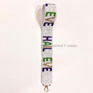 Última colección de 2025, ropa deportiva para equipos, monedero hecho a mano con cuentas de paja de semillas, correas de guitarra para el día del juego y la ropa de fiesta - Product Image 2