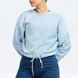 เสื้อสเวตเตอร์ผ้าฝ้ายผู้หญิงมีสไตล์ลำลองแบบมีสไตล์เสื้อสวมหัวแฟชั่นทันสมัยเสื้อผ้าฤดูหนาวพิมพ์เทคนิคผู้ขายขายส่ง - Product Image 6