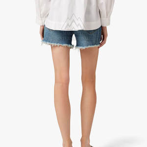 Lightweight Wholesale <b>Jeans</b> Shorts Comfortable <b>Elastic</b> <b>Waist</b> Women Thai Shorts For Online Sale - Product Image 5