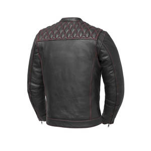 Chaquetas de cuero delgadas personalizadas de alta calidad para hombre Precio barato Chaqueta de invierno de cuero de nuevo diseño Chaqueta de cuero de alta calidad - Product Image 2