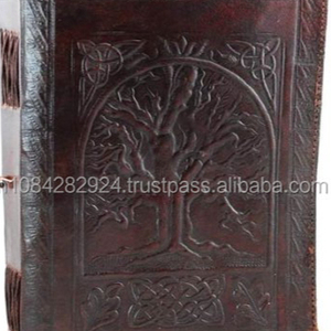 Pentagrama en relieve con lapislázuli, diario de cuero, celta, un pestillo, papel decorativo, diario de cuero hecho a mano, cuaderno, diario - Product Image 3