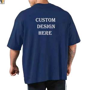 260 GSM Heavy Weight <b>Box</b> Fit 100% Cotton <b>Drop</b> Shoulder Oversized Cropped Boxy T Shirts for Men Blank Cotton Street Wear Tshirt - Product Image 6