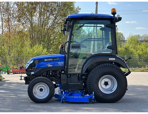 Tracteur compact SOLIS 26 HST 26HP avec tondeuse à gazon à montage central, transmission hydrostatique 4x4, moteur diesel, pour pelouse et terrains gazonnés - Product Image 6