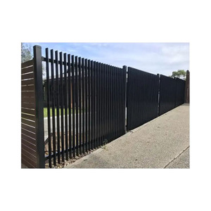 Chất lượng cao ngoài trời ống thép an ninh hàng rào đường lái xe cửa hàng rào đường sắt trượt mở phong cách nhúng nóng mạ kẽm nhà dây hồ bơi - Product Image 2