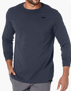 Camiseta de manga larga para hombre, prenda de vestir, de algodón, 100%, compra a granel - Product Image 5