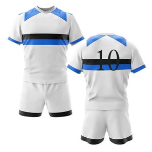 Nouveau design de vêtements de football de rugby de haute qualité Chemise en jersey Uniformes de nouveau style Uniforme de rugby respirant à manches courtes personnalisé - Product Image 3