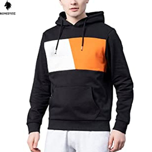 เสื้อฮู้ดสำหรับผู้ชายประดับพลอยเทียมมีซิปมีฮู้ดผ้าฝ้ายพิมพ์ลายสกรีนออกแบบได้ตามต้องการ - Product Image 5