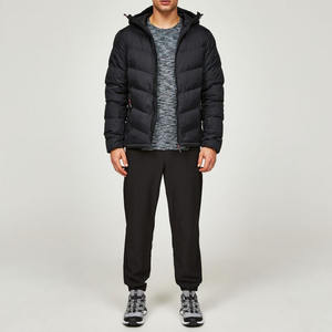 เสื้อโค้ทผ้าหนาบุนวมกันลมสำหรับผู้ชายเสื้อแจ็คเก็ตขนเป็ดกันหนาวสำหรับฤดูหนาวออกแบบโลโก้ได้ตามต้องการ - Product Image 4