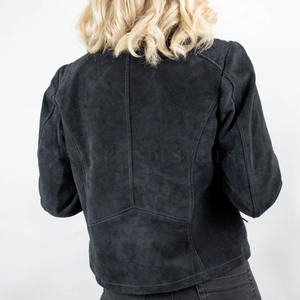 แจ็กเก็ตหนังนิ่มแฟชั่นหนังกลับไซส์ใหญ่หนังนิ่มเสื้อแจ็คเก็ตหนังน้ำหนักเบา - Product Image 4