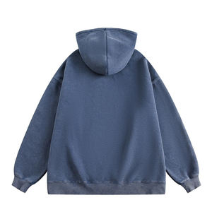 Servicio OEM de alta calidad de algodón de gran tamaño lavado ácido Sudadera con capucha peso pesado ecológico invierno cuello con capucha estilo lavado Vintage - Product Image 2