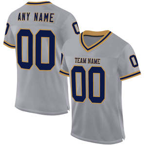 Camiseta de fútbol americano personalizada, uniforme transpirable de secado rápido, ropa de juego profesional para equipos universitarios, clubes y eventos escolares - Product Image 1