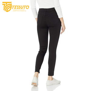 Pantalon cargo taille haute pour femme Jeans en denim taille haute élégants - Product Image 6