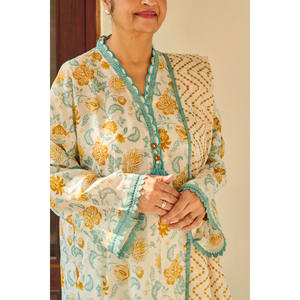Conjunto de traje de 3 piezas estampado para mujer con dupatta, colección CL-62071 B - Product Image 4