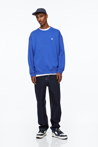 Sweat-shirt bleu royal de grande taille à séchage rapide pour hommes pour l'hiver 100% coton respirant avec logo personnalisé du fabricant OEM - Product Image 4