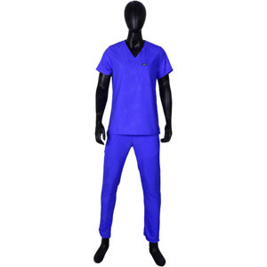Veste d'hôpital moderne personnalisée sans manches col montant manches courtes pour les travailleurs de la santé uniformes pantalons joggeurs - Product Image 4