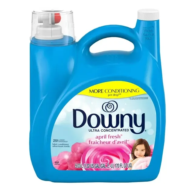 Downy Ultra Plus Laundry Fabric Softener Liquid, April Fresh Scent, 152 Total Loads