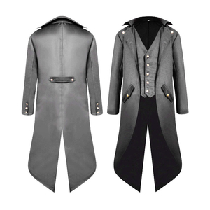 Estilo caliente Traje Medieval de los hombres Vintage Steam Punk Retro Esmoquin - Product Image 5