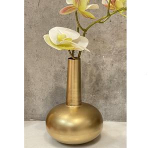 Florero redondo chapado en oro para sala de estar, decoración clásica elegante para el hogar, hermosos artículos de decoración del hogar para sala de estar - Product Image 2