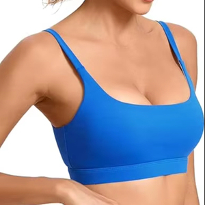 Soutien-gorge de sport pour femme, nouveau style, logo personnalisé, meilleure qualité, respirant, simple, devant uni, vêtements de sport pour femme - Product Image 6